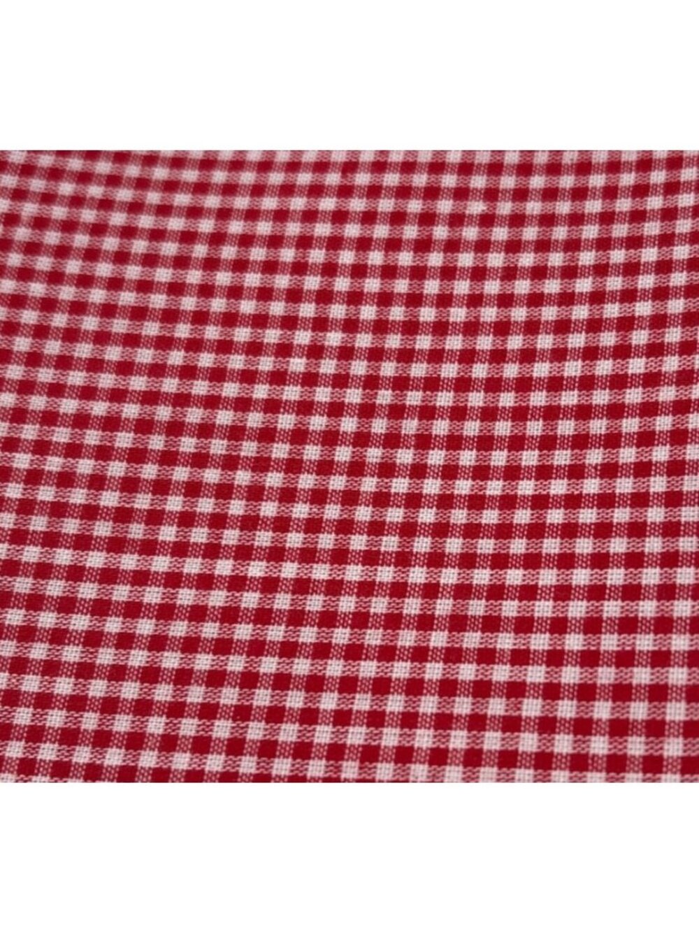 Red Cotton Gingham Fat Quarter Fabric Craft Quilting 18 x 22" - Picture 9 of 11